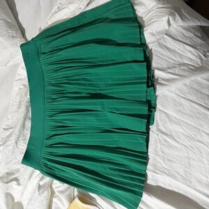 Lululemon Athletica Vibrant Green Skater Skirt